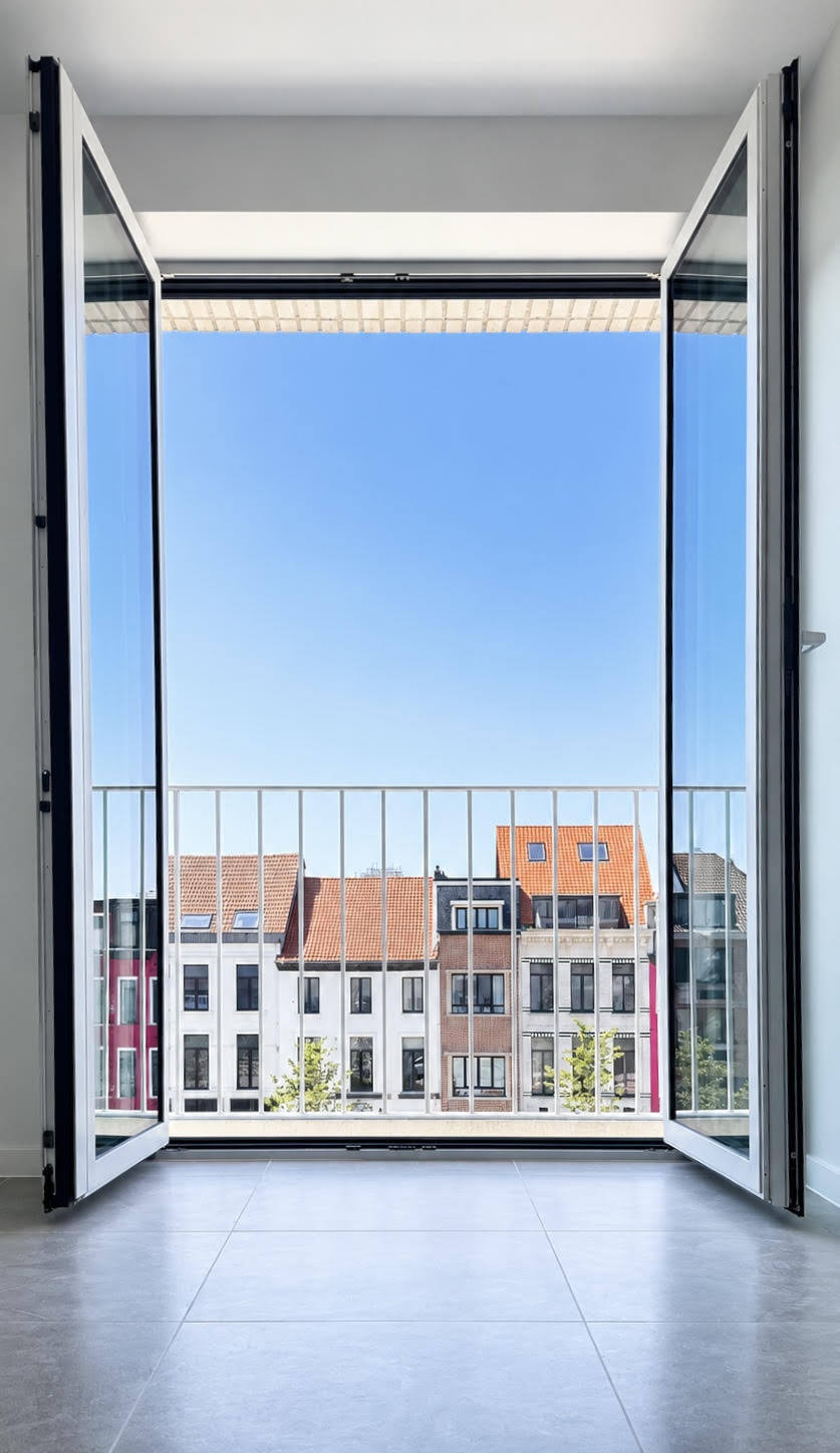 Openslaande deuren naar het balkon – foto