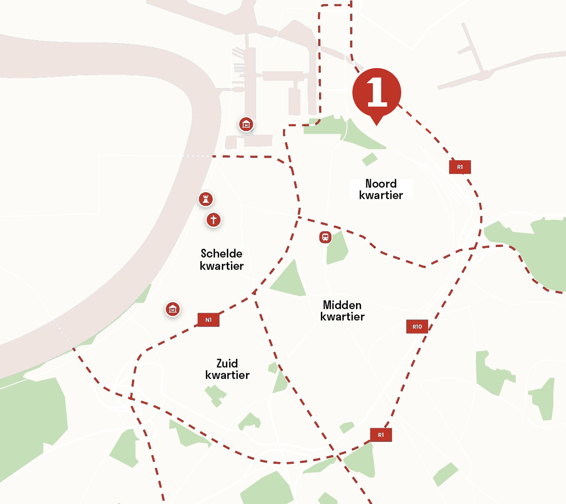 Locatiekaart Slachthuiswijk Antwerpen